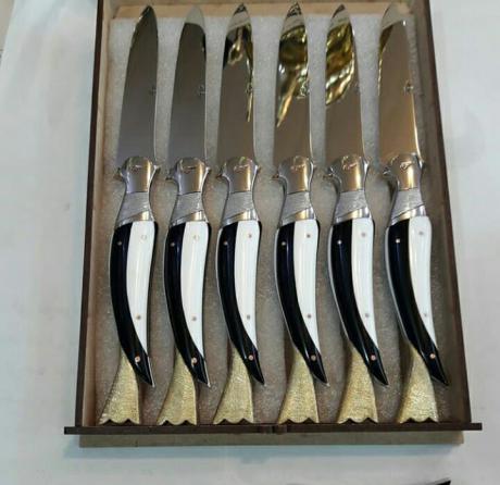 سایز های مختلف چاقو زنجان میوه خوری